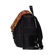 Load image into Gallery viewer, Red Quilt Unisex Casual Shoulder Backpack
