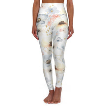 Load image into Gallery viewer, Shining Flowers High Waisted Yoga Leggings
