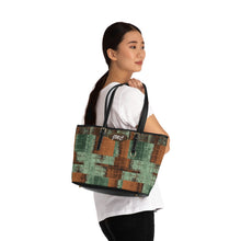 Load image into Gallery viewer, Green Bark PU Leather Shoulder Bag
