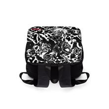 Load image into Gallery viewer, Swirl Black Unisex Casual Shoulder Backpack
