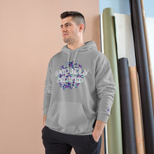 Load image into Gallery viewer, Gray Uniquely Created Champion Hoodie
