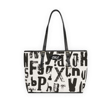 Load image into Gallery viewer, Falling Letters PU Leather Shoulder Bag
