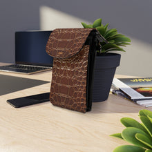Load image into Gallery viewer, Vintage Brown 5 Small Cell Phone Wallet
