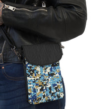 Load image into Gallery viewer, Blue Ice Small Cell Phone Wallet
