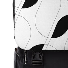 Load image into Gallery viewer, White Leaf Unisex Casual Shoulder Backpack
