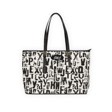 Load image into Gallery viewer, Designer Letters PU Leather Shoulder Bag
