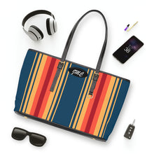 Load image into Gallery viewer, Blue Splash PU Leather Shoulder Bag
