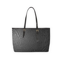 Load image into Gallery viewer, Black Gigantic Flower PU Leather Shoulder Bag
