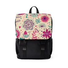 Load image into Gallery viewer, Three Flowers Unisex Casual Shoulder Backpack
