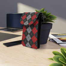 Load image into Gallery viewer, Winter Plaid Small Cell Phone Wallet
