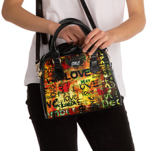 Load image into Gallery viewer, Gold Love Shoulder Handbag
