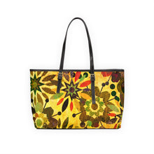 Load image into Gallery viewer, Bursting Air Flowers PU Leather Shoulder Bag
