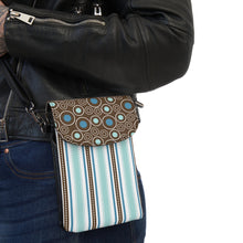 Load image into Gallery viewer, Blue Falls Small Cell Phone Wallet
