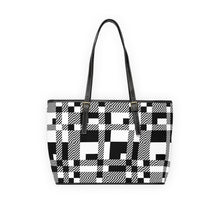 Load image into Gallery viewer, Track Blocks PU Leather Shoulder Bag
