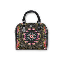 Load image into Gallery viewer, Bushes of Flowers Shoulder Handbag
