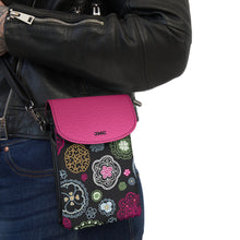 Load image into Gallery viewer, Floating Flowers Small Cell Phone Wallet
