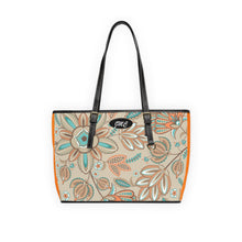 Load image into Gallery viewer, Gray Flower 3 PU Leather Shoulder Bag
