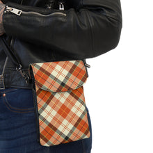 Load image into Gallery viewer, Orange Glaze Small Cell Phone Wallet
