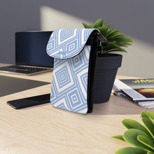 Load image into Gallery viewer, Sky Blue Small Cell Phone Wallet
