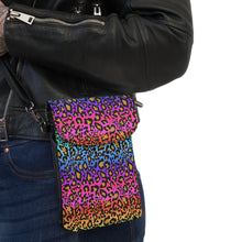 Load image into Gallery viewer, Raining Rainbow Small Cell Phone Wallet
