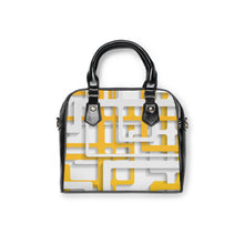 Load image into Gallery viewer, Yellow Maze 2 Shoulder Handbag
