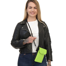 Load image into Gallery viewer, Lime Green 2 Small Cell Phone Wallet
