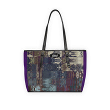 Load image into Gallery viewer, Purple Antique PU Leather Shoulder Bag
