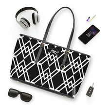 Load image into Gallery viewer, Black Jewel Life PU Leather Shoulder Bag
