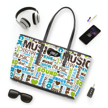 Load image into Gallery viewer, I Love Music PU Leather Shoulder Bag
