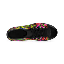 Load image into Gallery viewer, Vintage Rainbow Hearts Women's High-top Sneakers
