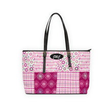 Load image into Gallery viewer, Purple Flower PU Leather Shoulder Bag
