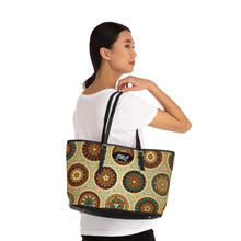 Load image into Gallery viewer, Brown Charms PU Leather Shoulder Bag
