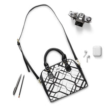 Load image into Gallery viewer, Twisted Black Shoulder Handbag
