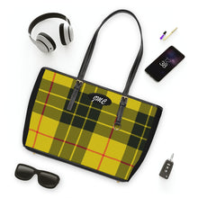 Load image into Gallery viewer, Yellow Perfect Plaid PU Leather Shoulder Bag
