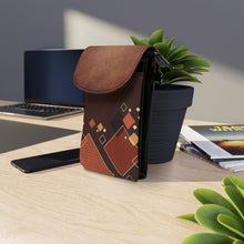 Load image into Gallery viewer, Fallen Square Small Cell Phone Wallet
