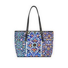 Load image into Gallery viewer, Blue Garden PU Leather Shoulder Bag
