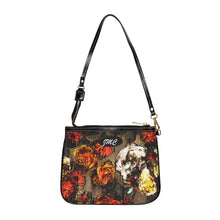 Load image into Gallery viewer, Brown Flower Small Shoulder Bag
