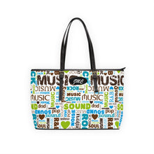 Load image into Gallery viewer, I Love Music PU Leather Shoulder Bag

