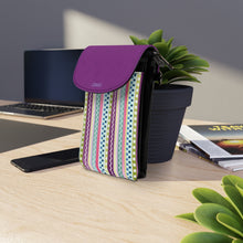 Load image into Gallery viewer, Purple Skirt Small Cell Phone Wallet
