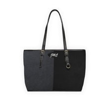 Load image into Gallery viewer, Gray/Black day PU Leather Shoulder Bag
