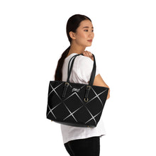Load image into Gallery viewer, Black Panther Leather Shoulder Bag

