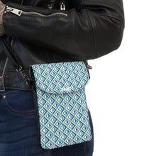 Load image into Gallery viewer, Blue Ice Small Cell Phone Wallet
