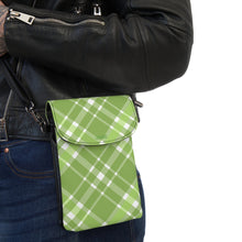 Load image into Gallery viewer, Green Apple Small Cell Phone Wallet
