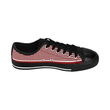 Load image into Gallery viewer, Red Checks Women's/Youth Sneakers
