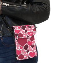 Load image into Gallery viewer, Lovely Hearts Small Cell Phone Wallet
