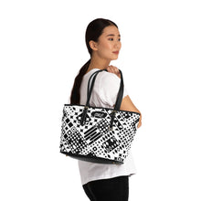 Load image into Gallery viewer, Black Blizzard PU Leather Shoulder Bag
