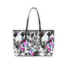 Load image into Gallery viewer, Scattered Purple PU Leather Shoulder Bag
