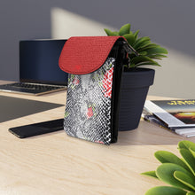 Load image into Gallery viewer, Red Snake Small Cell Phone Wallet

