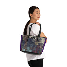 Load image into Gallery viewer, Purple Antique PU Leather Shoulder Bag
