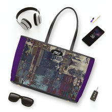 Load image into Gallery viewer, Purple Antique PU Leather Shoulder Bag
